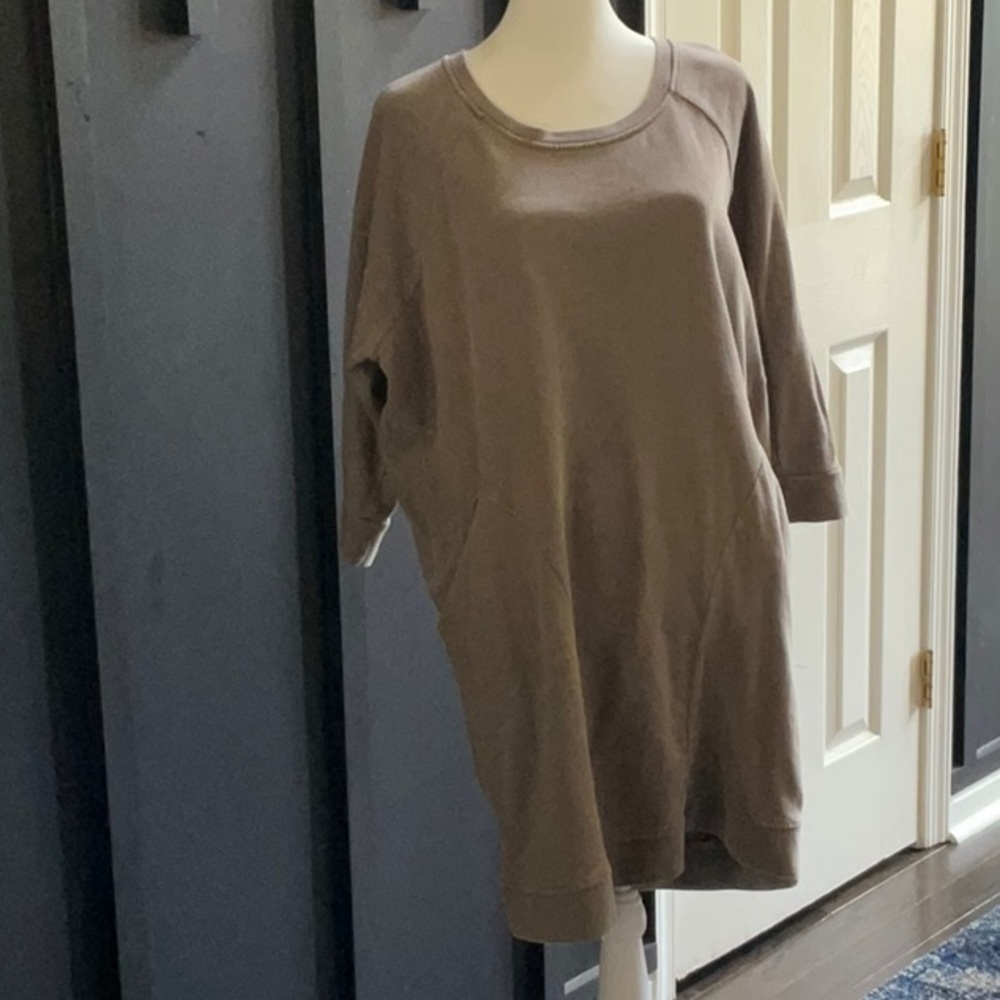 H&M Brown Crew Neck Sweater Oversized Knit